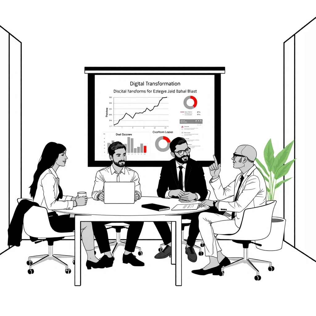 Business partnership meeting